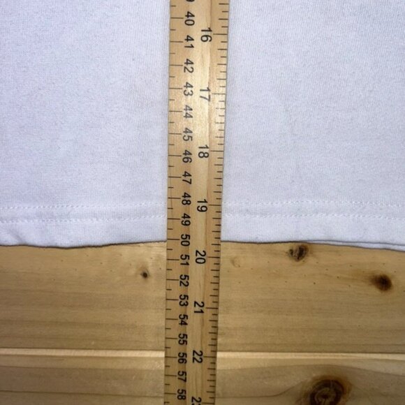 MTV Sweater Womens Juniors XL 15/17 White 1/4 Zip Long Sleeve Crop Top Shirt - Picture 6 of 6